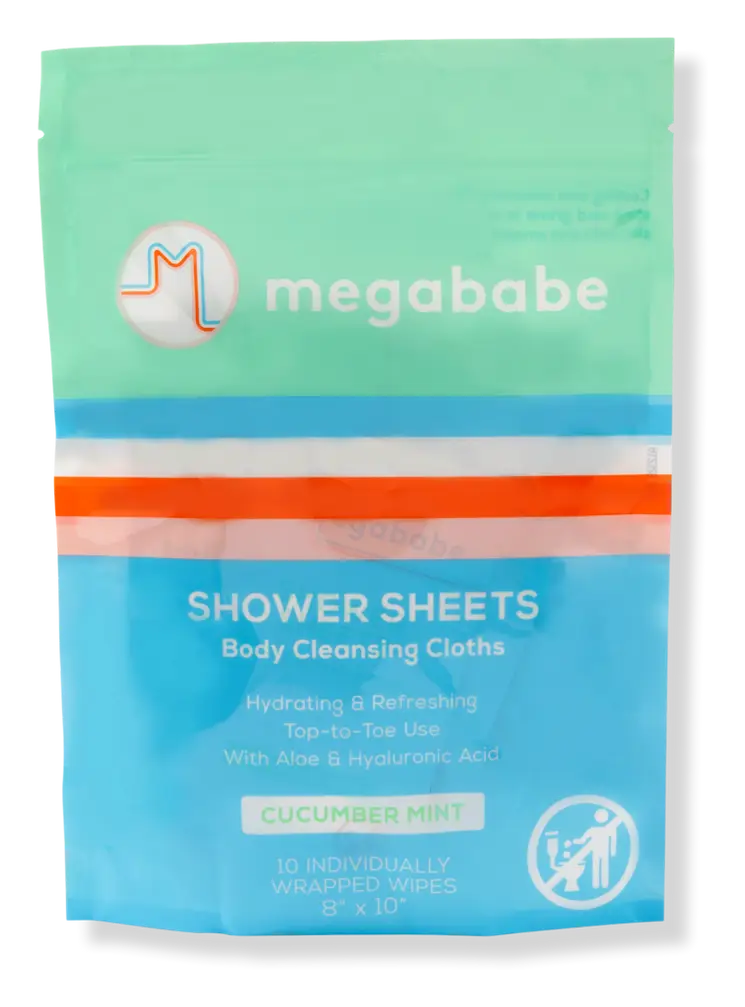 megababe Cucumber Mint Shower Sheets
