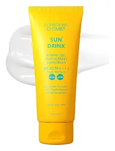 Conscious Chemist Sun Drink Hybrid Gel Non-Greasy Sunscreen SPF50