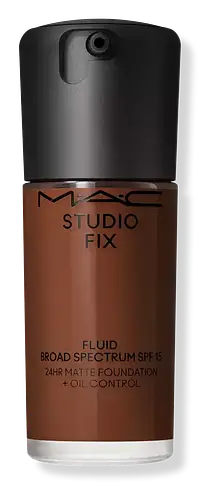 Mac Cosmetics Studio Fix Fluid SPF 15 24HR Matte Foundation + Oil Control NW55