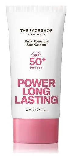 The Face Shop Power Long Lasting Pink Tone Up Sun Cream SPF50+ PA++++