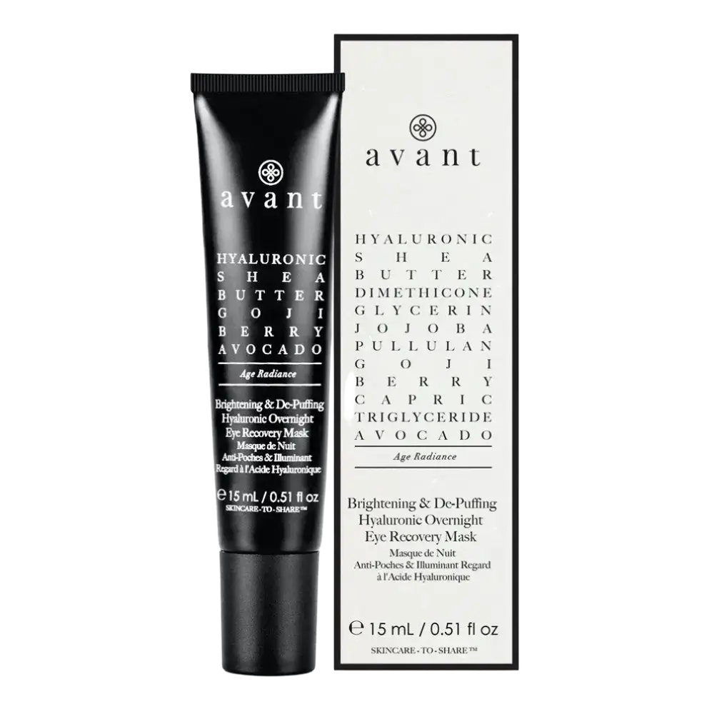 Avant Skincare Brightening & De-Puffing Hyaluronic Overnight Eye Recovery Mask