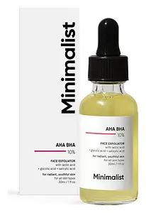 Minimalist AHA BHA 10% Face Exfoliator