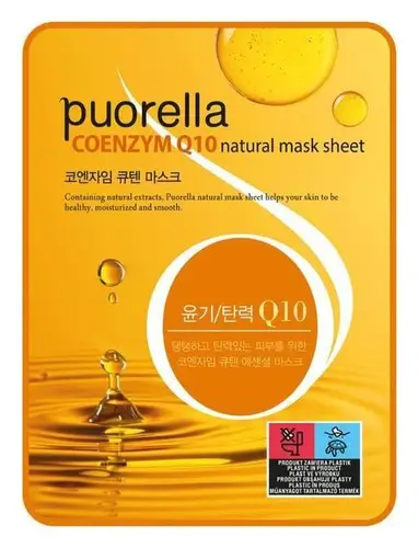 Puorella Natural Mask Sheet Coenzym Q10