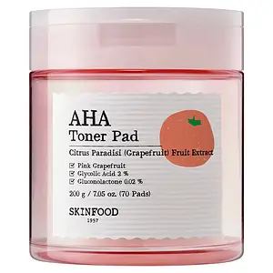 Skinfood Pink Grapefruit AHA Toner Pad