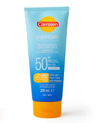 Carroten Everyday Moisturising Suncare Milk SPF 50+ Australia