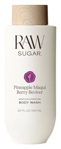 Raw Sugar Gentle & Hydrating Body Wash Pineapple Maqui Berry Reviver