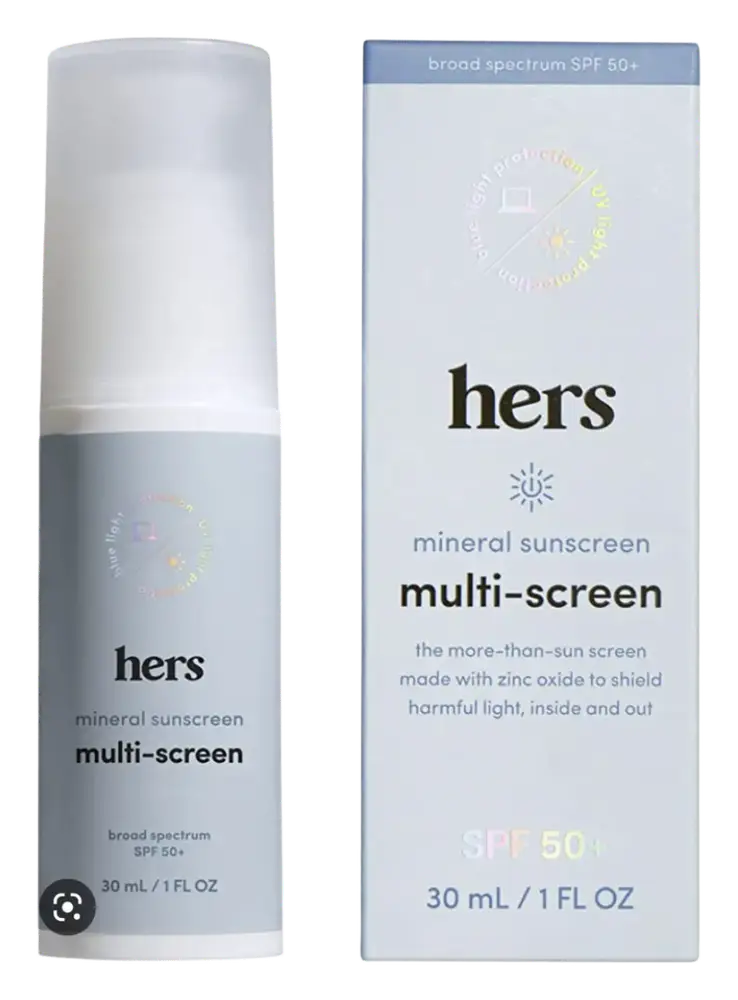 hers Multi-Screen Mineral Sunscreen SPF 50+