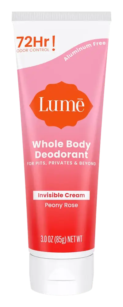 Lume Whole Body Deodorant Invisible Cream Peony Rose