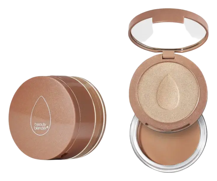 beautyblender Bounce Magic Fit Creamy Bronzer & Highlighter Duo Champagne/Topaz