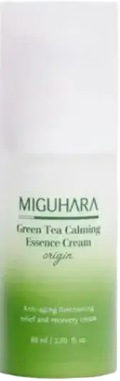 Miguhara Green Tea Calming Essence Cream Origin