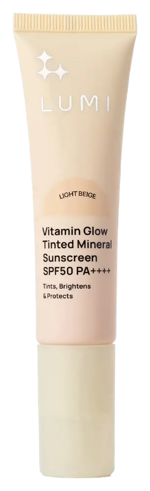 Lumi Vitamin Glow Tinted Mineral Sunscreen SPF 50 Light Beige