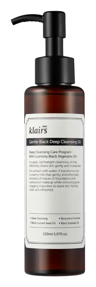 Dear, Klairs Gentle Black Deep Cleansing Oil
