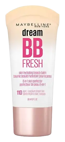 Maybelline Dream Fresh Skin Hydrating BB cream, 8-in-1 Skin Perfecting Beauty Balm with Broad Spectrum SPF 30