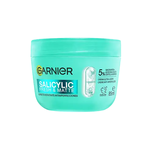 Garnier Salicylic Fresh & Matte Sorbete Hidratante Antiimperfecciones Spain