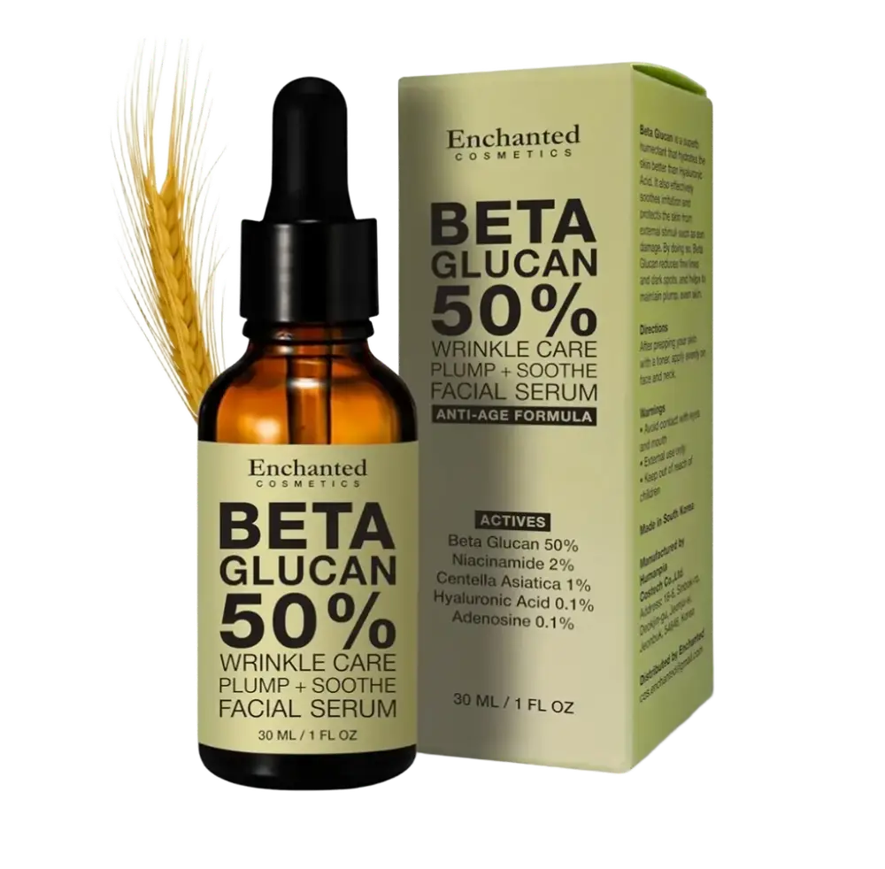 Enchanted Cosmetics Beta Glucan 50% Wrinkle Care Plump + Soothe Facial Serum