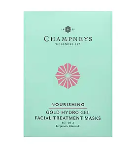 Champneys Nourishing Gold Hydro Gel Facial Treatment Masks