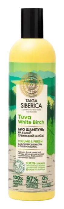 Natura Siberica Tuva White Birch Volume & Fresh Shampoo