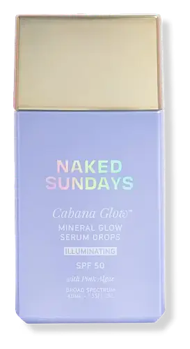 Naked Sundays Cabana Glow Mineral Glow Serum Drops SPF 50 Illuminating