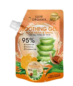 Luxe Organix Aloe Vera And Snail Soothing Gel