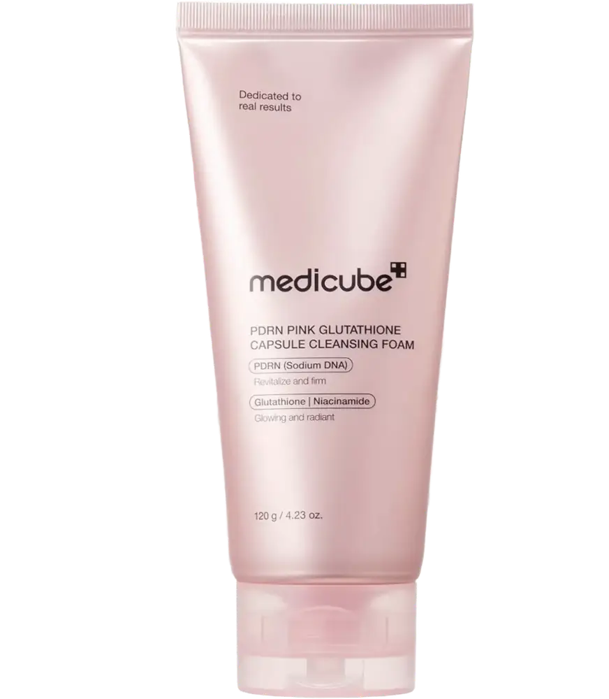 MediCube PDRN Pink Glutathione Capsule Cleansing Foam