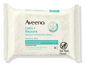 Aveeno Calm + Restore Makeup Remover Wipes
