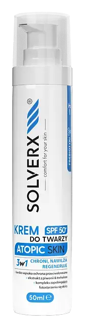Solverx Atopic Skin Face Cream With SPF 50+