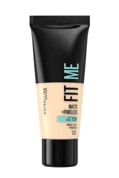Maybelline Fit Me Matte + Poreless Foundation 100 Warm Ivory