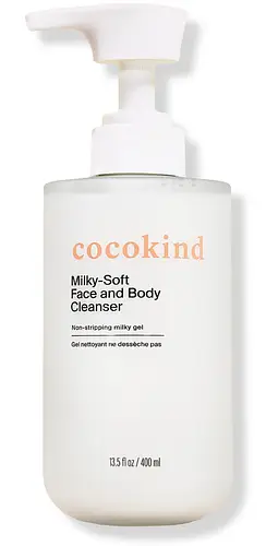 Cocokind Milky-Soft Face And Body Cleanser