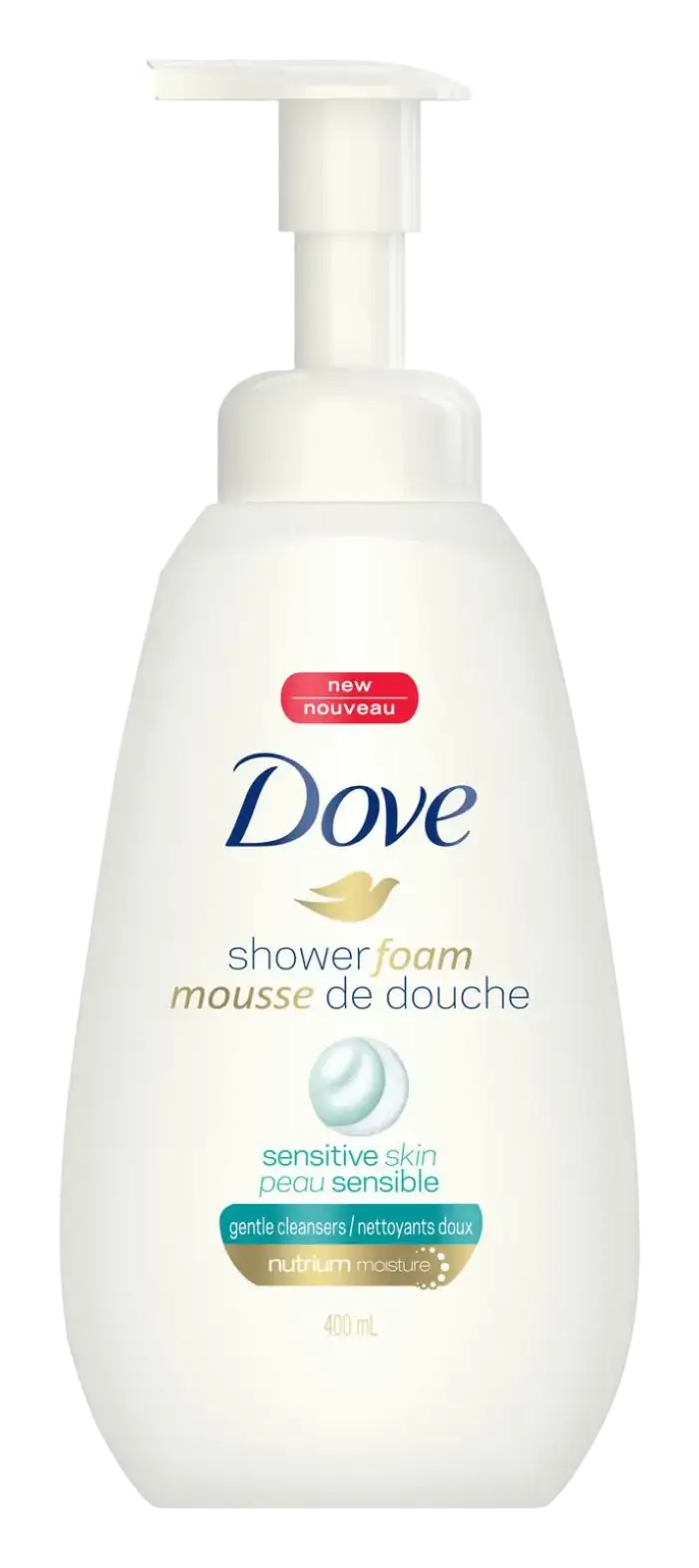 Dove Shower Foam Sensitive Skin Foaming Body Wash