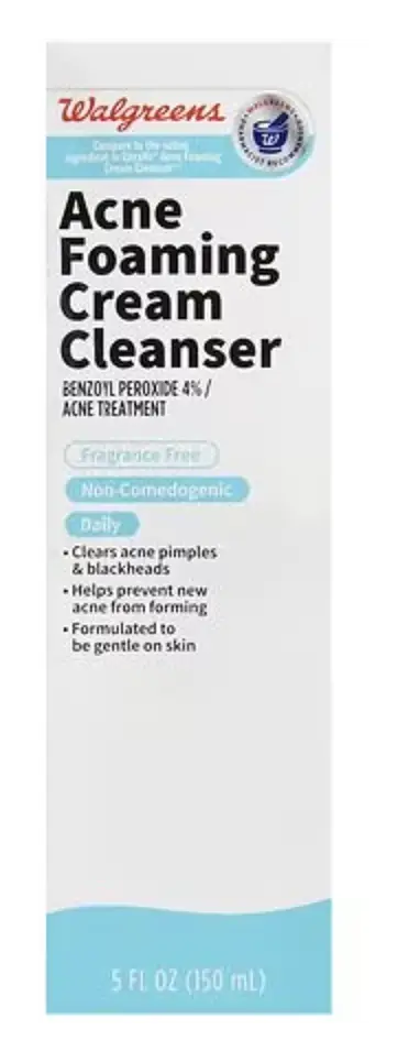 Walgreens Acne Foaming Cream Cleanser