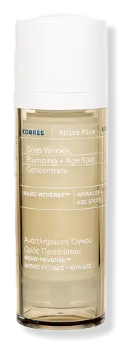 KORRES White Pine Meno-Reverse Deep Wrinkle, Plumping + Age Spot Concentrate