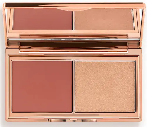 Charlotte Tilbury Mini Hollywood Blush & Glow Palette Tan-Deep
