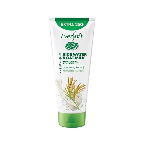 Eversoft Rice Water & Oat Milk Moisturising & Calming Cleansing Foam