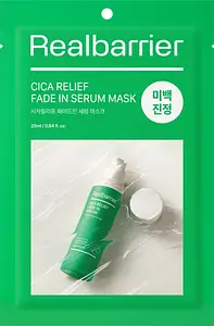 Real Barrier Cica Relief Fade In Serum Mask