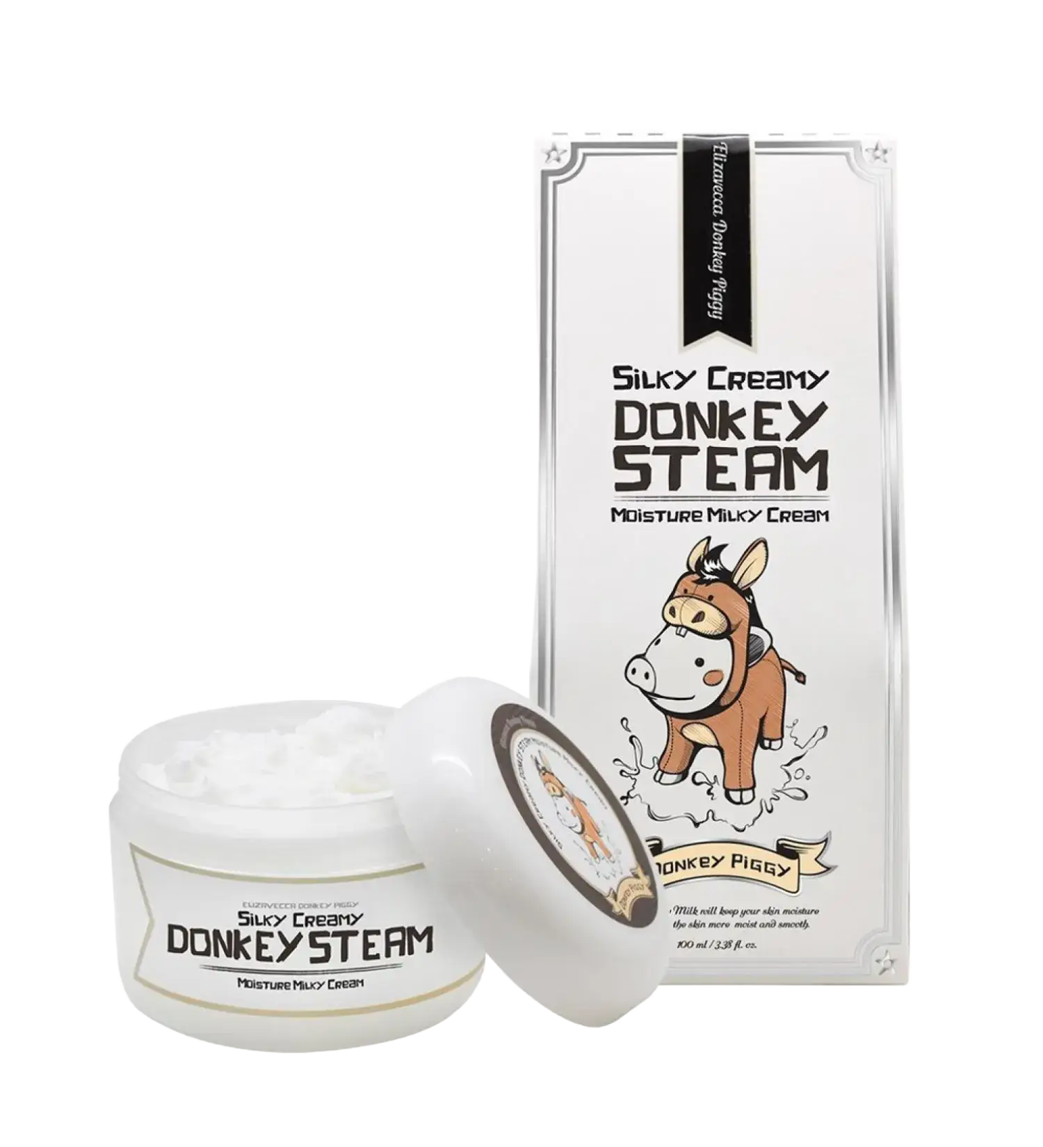 Elizavecca Silky Creamy Donkey Steam Moisture Milky Cream
