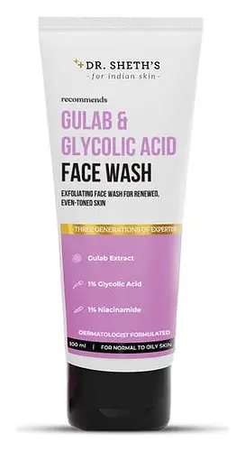 Dr. Sheth's Gulab & Glycolic Acid Face Wash