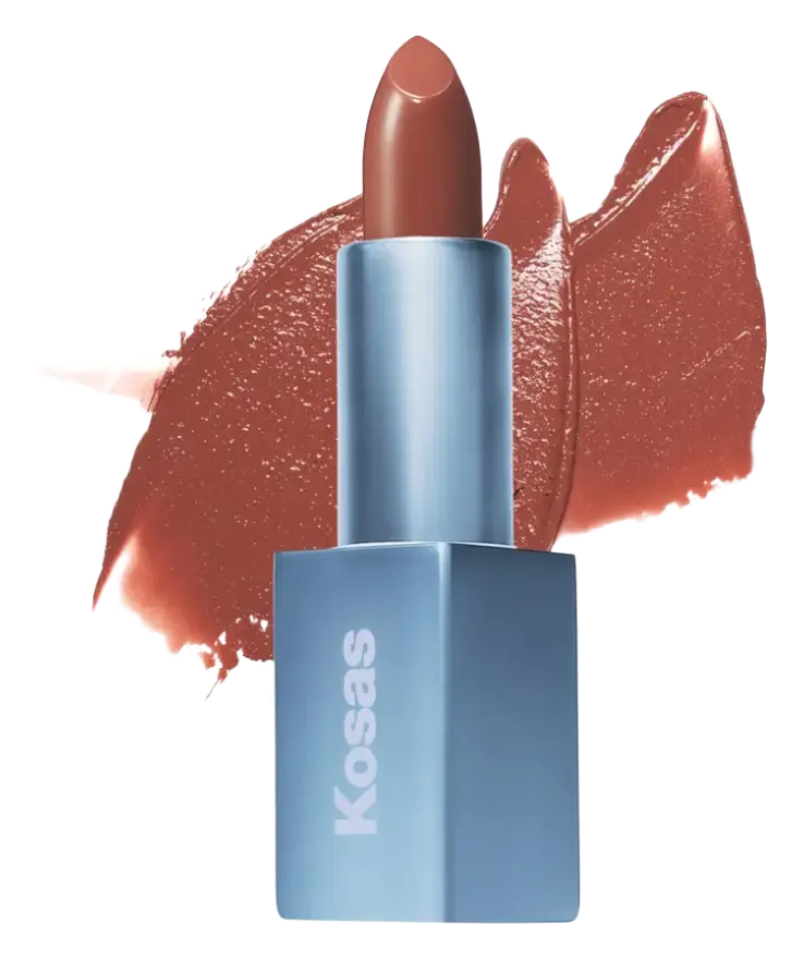 Kosas Weightless Lip Color Nourishing Satin Lipstick Turned On