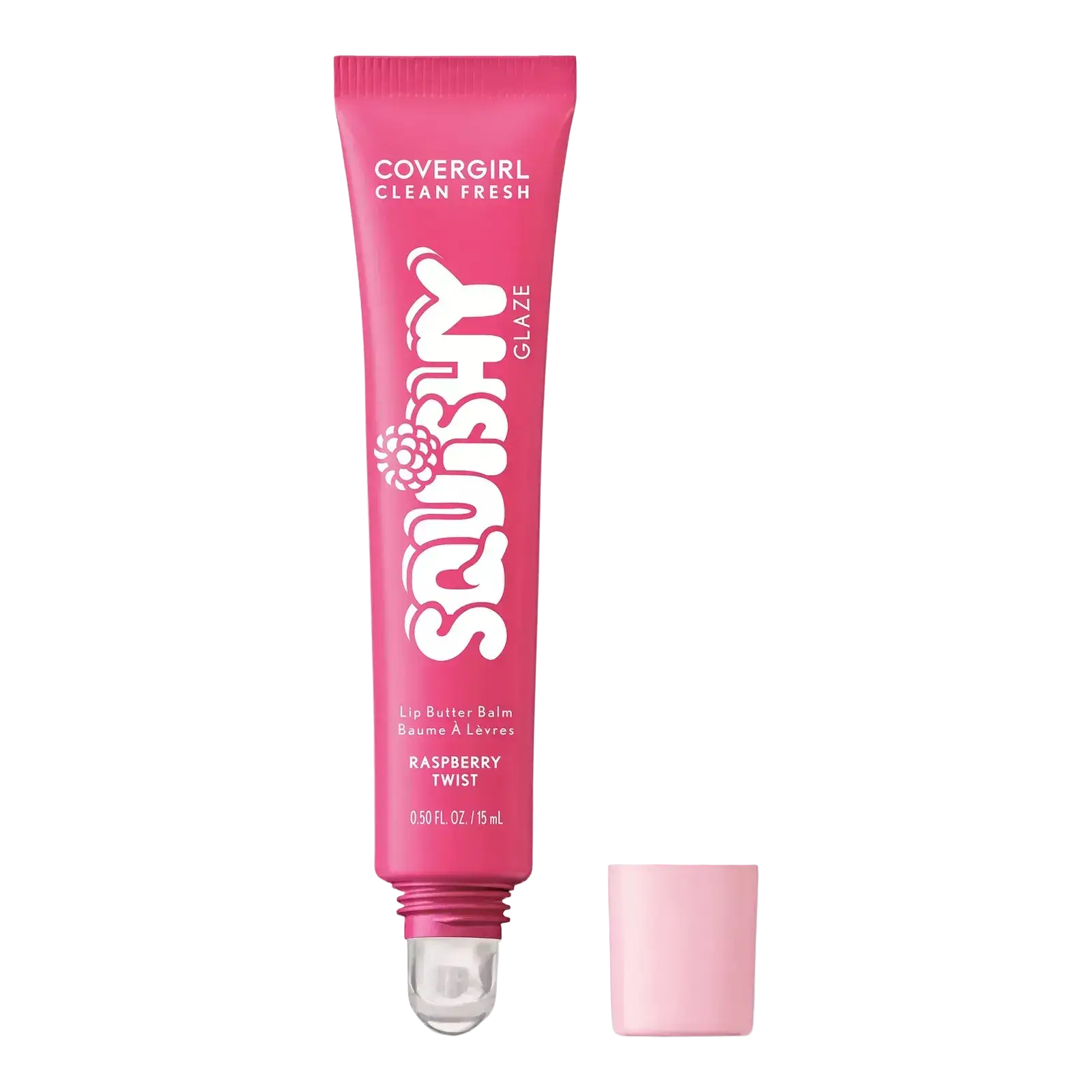 Covergirl Clean Fresh Squishy Glaze Lip Butter Balm Raspberry Twist