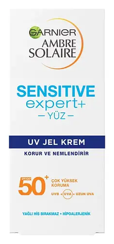 Garnier Ambre Solaire Sensitive Expert Gel-Cream SPF 50+ Türkiye