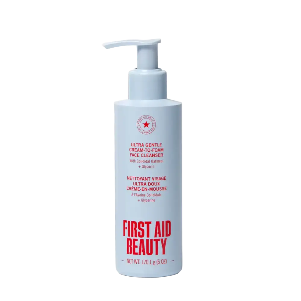 First Aid Beauty Ultra Gentle Cream-To-Foam Face Cleanser
