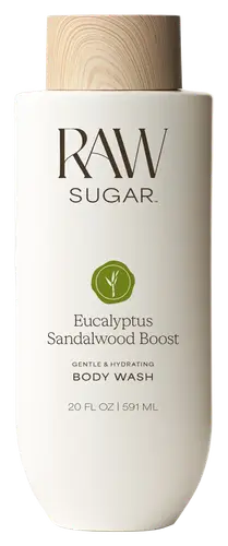 Raw Sugar Gentle & Hydrating Body Wash Eucalyptus Sandalwood Boost