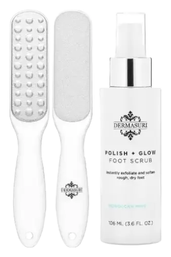 Dermasuri Deep Exfoliating Foot Scrub 2-Step System