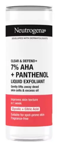 Neutrogena Clear & Defend+ Liquid Exfoliant With AHA + Panthenol UK