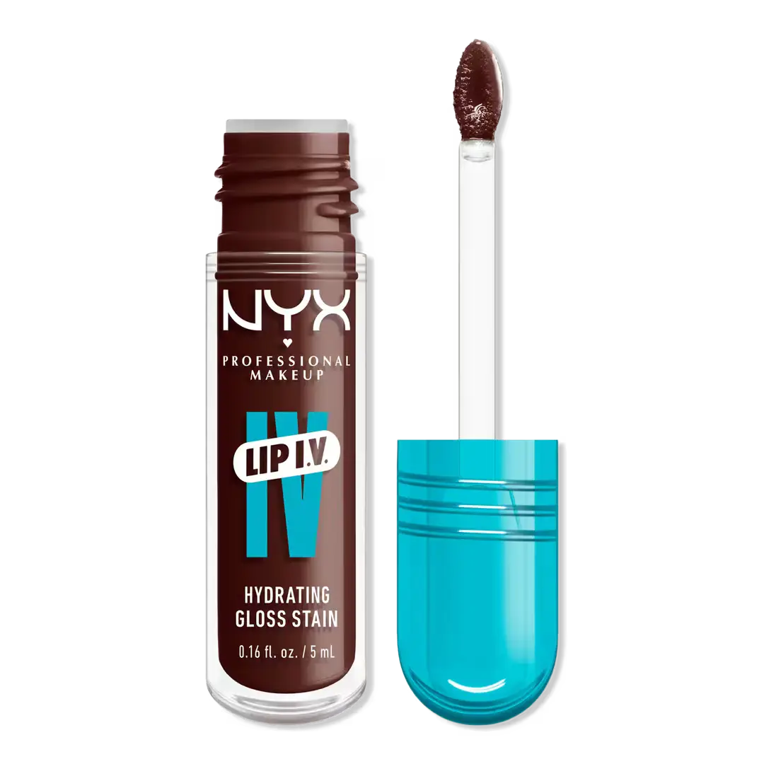 NYX Cosmetics Lip IV Hydrating Gloss Stain 05 Mocha Me Wet