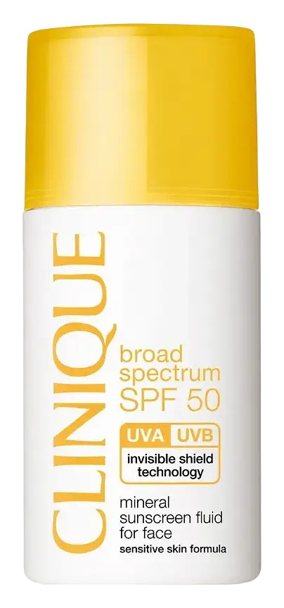 Clinique Broad Spectrum SPF 50 Mineral Sunscreen Fluid for Face