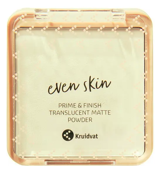 Kruidvat Even Skin Prime & Finish Translucent Matte Powder