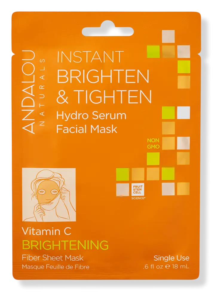 Andalou Naturals Instant Brighten & Tighten Hydro Serum Facial Mask