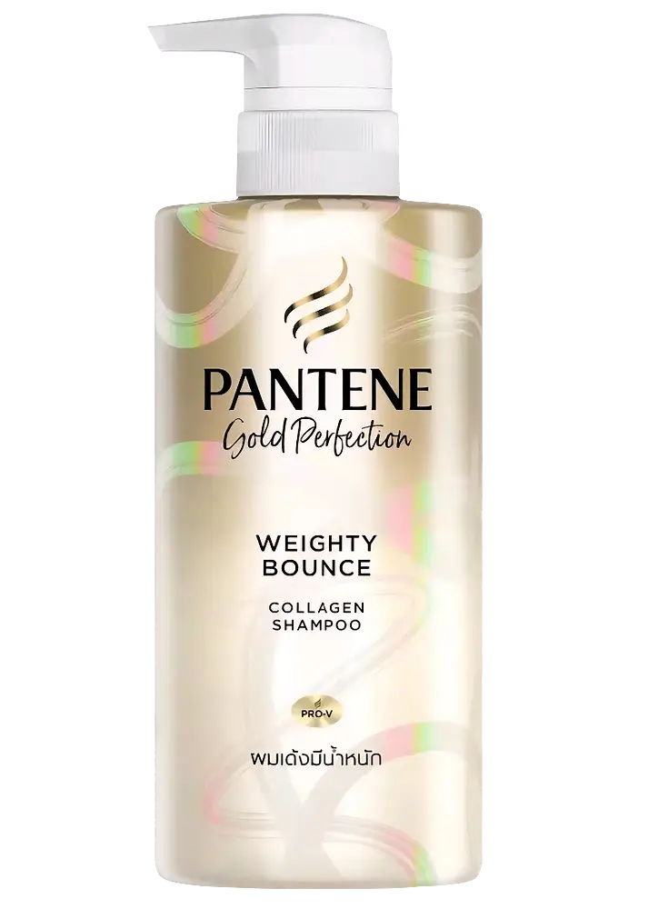Pantene Pro-V Gold Perfection Weighty Bounce Collagen Shampoo Thailand