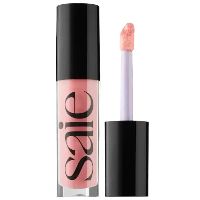 Saie Glossybounce High-Shine Hydrating Lip Gloss Oil Bubble
