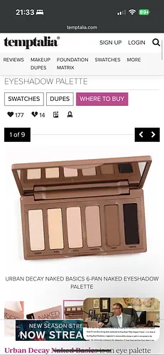 Urban Decay Naked Basica